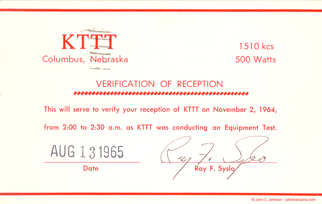 KTTT Radio 1510 Columbus, Nebraska