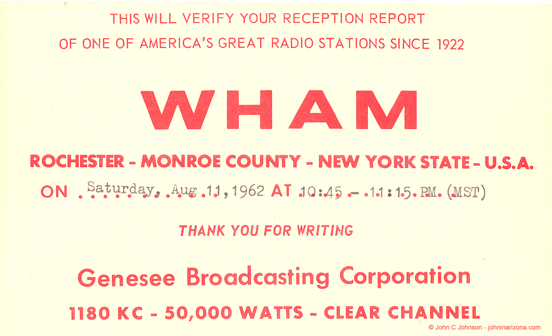 WHAM Radio 1180 Rochester, New York