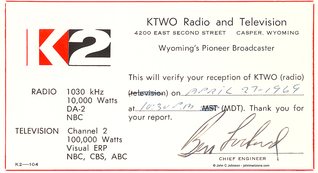 KTWO Radio 1030 Casper, Wyoming